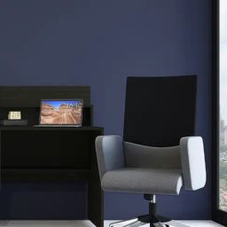 Godrej Interio Aircon Ash Grey Fiber Leatherette Chair-image-92