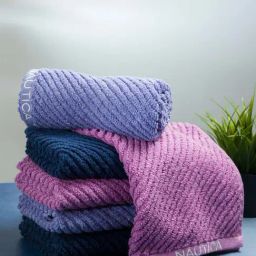 Nautica Cross View Lilac, Grapemist & Navy Cotton 600 GSM Fluffy Zero Twist Hand Towel - Set of 6-image-83