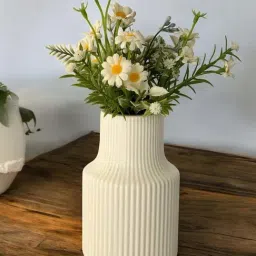 Art Street White Ceramic Modern Vase-picture-8