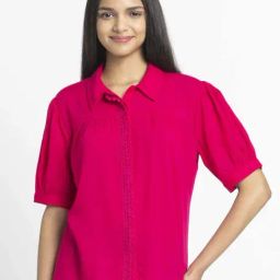 SHAYE Pink Casual Shirt-picture-44