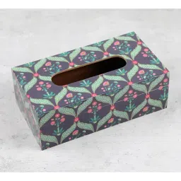 india circus by krsnaa mehta India Circus By Krshna Mehta Multicolor Mdf Printed Tissue Paper Box Holder image 2