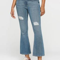 Pepe Jeans Blue Distressed Mid Rise Bootcut Jeans-picture-35