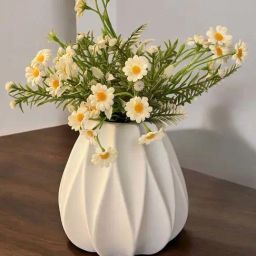 Art Street White Ceramic Chenery Decorative Vase-image-93