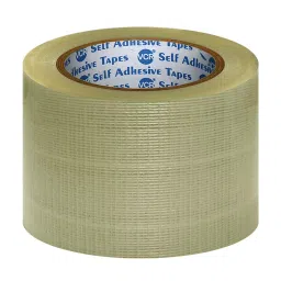 VCR 45 m x 96 mm Polyester & Fibreglass Heavy Duty Cross Filament Tape, 9 Rolls Per Pack-picture-28