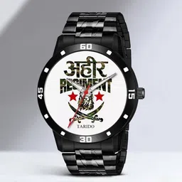 TARIDO Men Printed Dial & Straps Analogue Watch AHIR REGI-BLACK_NM02-13