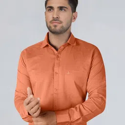 Jb Just BLACK Men Classic Spread Collar Solid Cotton Formal Shirt-image-34