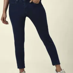 People by Pantaloons Blue Mid Rise Jeans-picture-0