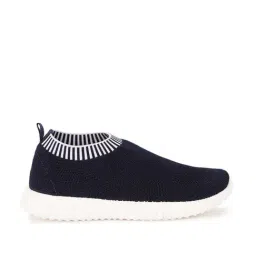 Bata Kids Navy Casual Slip-Ons-image-9