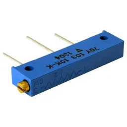 Vishay Through Hole Trimmer Potentiometer 500 mW Power 2 kΩ Resistance Pin Terminal, SUP70042E-GE3 (Pack of 50 Pcs)-picture-35