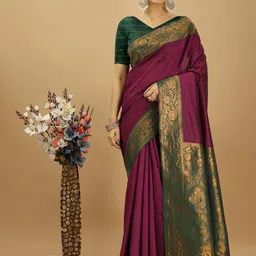 HI FI NX Woven Design Kanjeevaram Saree-image-85