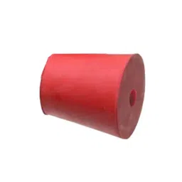 Supertek Stopper With One Hole, Number 1, Base Dia 11 mm, Top Dia 14 mm, CH12510/4 (Pack of 10)-2