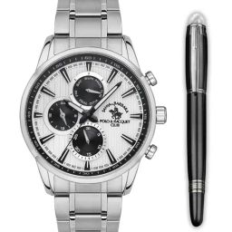 Santa Barbara Polo & Racquet Club SB.1.10446-3 Chronograph Watch for Men With Pen-image-39