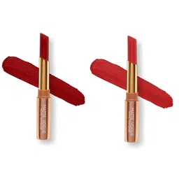 ME-ON Set of 2 Matte Vogue None-Transfer Lipsticks - Shade 03 & 07-8
