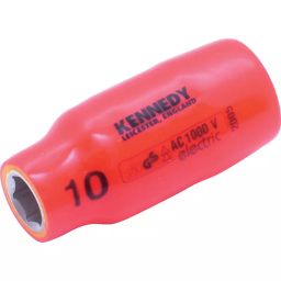 Kennedy-Pro 12.7 mm (1/2 Inch) Square Drive Insulated Single Hex Socket Size - 24 mm-1