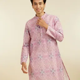 Diwas by Manyavar Men Printed Kurta-image-75