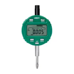 Insize Flat Back Wireless Digital Indicator 12.7 mm Range 1.5 N Max Force, 2509-10FWL-2