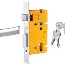 Dorset 70 mm Lever Handle Lock Set with Coin and Knob Cylinder Patina ML QU OR image 1