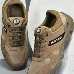 Woodland Men's Khaki Casual Sneakers-image-39