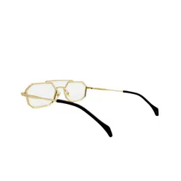 ZAADRAN Unisex Full Rim Hexagon Sunglasses with Polarised and UV Protected Lens image 4