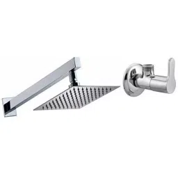 Fastgear Marc Faucet Set with Shower Stainless Steel Chrome Finish Silver, FG2279 ( Pack of 2)-image-69