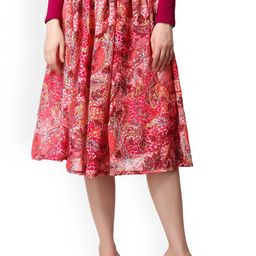 MINOS Printed Flared Midi Skirt-picture-14