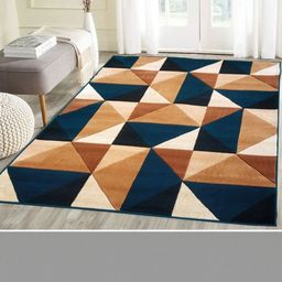 R CARPETS Printed Rectangular Shaped Carpet-image-102