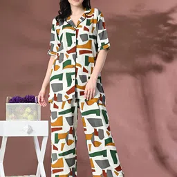 Mintmarie Women Printed Night suit-image-34