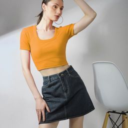 Lagashi Cotton Crop Top-image-67