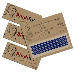 Comet Busters Bindiful Set Of 3 Traditional Round Bindi - Navy Blue-31