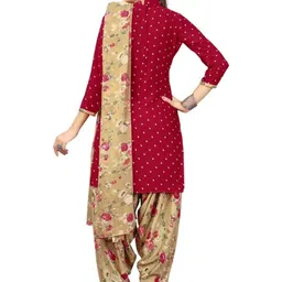 Unstitched Printed Cotton Blend Kurta & Patiyala Dress Material with Dupatta-picture-17