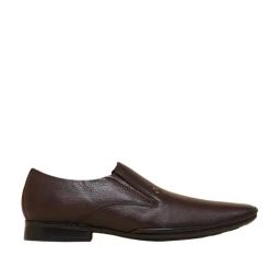 Mochi Brown Leather Slip-Ons-image-13