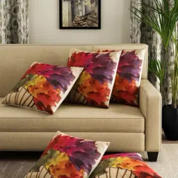 Romee Multicolor Jute Cushion Covers (40 x 40 cm) - Set of 5-14