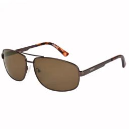 Timberland Green Rectangular UV Protected Sunglasses for Men-image-94