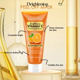 Mancode Brightening Vitamin C Peel Off Mask - 100 ml image 5