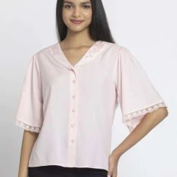 SHAYE Pink Casual Shirt-image-28