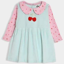 MiArcus Girls Multicolor Printed Full Sleeves Dress-image-80