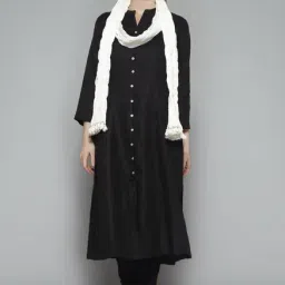Utsa White Crushed Dupatta-13