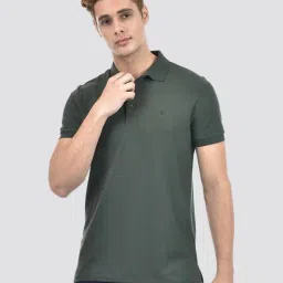 IZOD Green Slim Fit Polo T-Shirt-picture-10