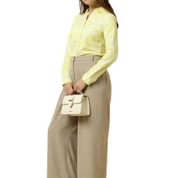 Allen Solly Yellow Polyester Regular Fit Abstract Shirts image 4
