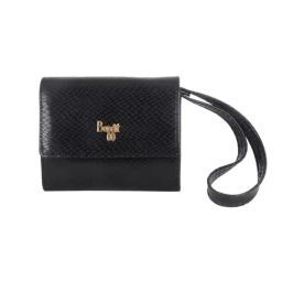Baggit Black Textured Small Wallet for Women-image-56