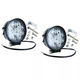 Auto Pearl 9 LED High Brightness Round Fog Light Set Compatible For Honda Stunner Cbf (Set of 2)-7
