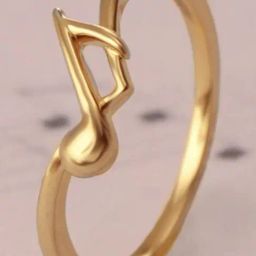 Mia by Tanishq Rhythmic Radiance 14k Yellow Gold Ring for Women-image-26