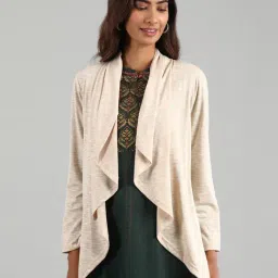 Aurelia White Printed Shrug-image-27