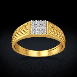 Joyalukkas 18k Gold Eclectic Styled Casual Ring for Men-image-48