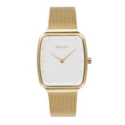 OBAKU V267LXGIMG Tern Lille Gold Analog Watch for Women-image-80