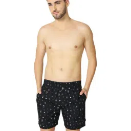 Van Heusen Regular Fit Side Pocket Side Slits Allover Print Boxer Shorts - CPB-56-image-28