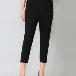 Van Heusen Black Mid Rise Pants-image-68