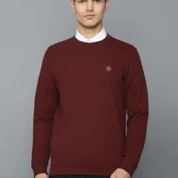 Louis Philippe MaroonRegular Fit SweatShirt-picture-30