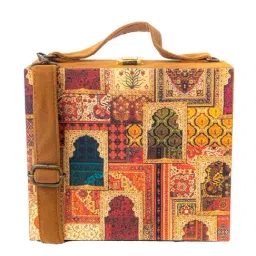 NR by Nidhi Rathi Multicolor Fabric Clutch-image-41