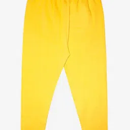 Kiddopanti Kids Yellow Solid Leggings-image-22